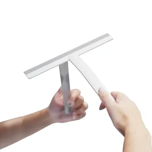 Plastic Water Squeegee for Cleaning Glass Bathroom Floors Office Home Use