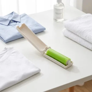 Plastic Water Wash Reusable Lint Roller with Strong Adhesive Manual Operation for Bedding Use