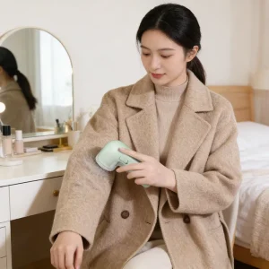 Plug in Version Cordless Rechargeable Portable Electric Lint Pet Hair Remover Fabric Shaver Stainless Steel for Clothes Sofa Car