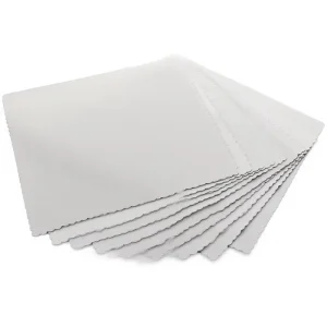 Plush Large Suede Custom Sublimation Printed Logo Microfiber Glasses Cleaning Cloth