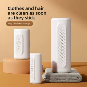 Pocket Manual Plastic Lint Roller Household Clothes Lint Remover Magic Tool Tear Off Sticky Roller Replacement Paper Hair Fur