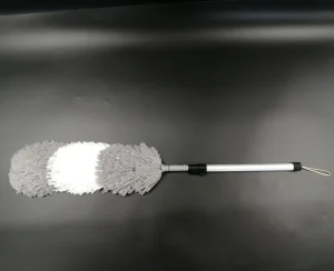Pole Microfiber Flexible Feather Duster 3 Sections Telescopic Aluminum Cleaning Duster House Cleaning