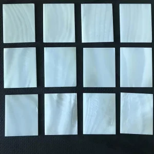 Polished Inlay 50*40mm Freshwater River Pearl Shell Embryo Blanks Flakes Sheet Chips Slice for Craft Jewelry Accessories
