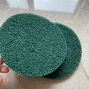 Polishing Pads Featuring Round Diamond Scouring Pads Heavy Duty Sponge Nylon Scouring Pad