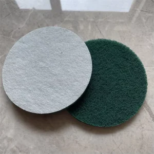 Polishing Pads with Round Diamond Scouring Pads Heavy Duty Sponge Nylon Scouring Pad
