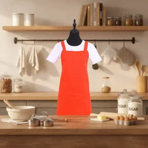 Polyester Cotton Chef Cooking Aprons for Cafe Restaurants Kitchen Apron Adjustable Bib Soft Chef Apron for Women