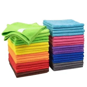 Polyester Microfiber Cleaning Towel 400gsm Lint Free Multi Purpose for Kitchen Floor Vehicle Household Daily Cleaning