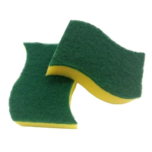 Polyurethane Foam Scrub Abrasive Scouring Pad Cleaning Kitchen Sponge for Dishes