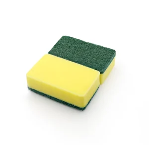 Polyurethane Foam Scrub Cleaning Kitchen Sponge with Scouring Pad