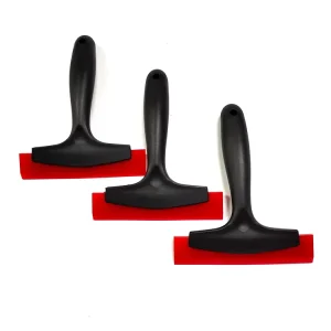 Polyurethane Rubber Wood Handle Printing Screen Blade Squeegee 40 90 Shore Hardness Custom Logo for Window Cleaning Floor Use