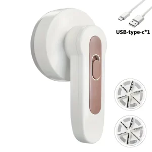 Portable 20W Rechargeable Lint Remover Cleaning Brush Plastic Fabric Shaver for Clothes Furniture Carpets Removes Lint Balls