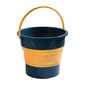 Portable Collapsible PP+PET 5/10/17L Car Wash Bucket with Lid Waterproof Outdoor Fishing Camping Household Cleaning