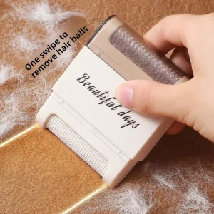 Portable Double headed ABS Sticky Roller Lint Remover Small & Compact Does Not Damage Clothes Manual No Battery Required