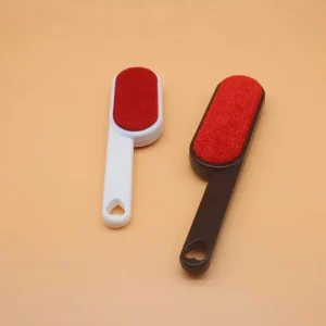 Portable Double sided Electrostatic Dust Brush Lint & Pet Hair Remover for Clothes Bedding & Furniture Washable