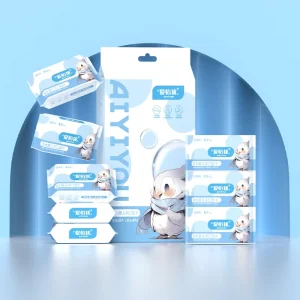 Portable Eco Friendly Non Woven Soft Baby’s Hand Mouth Cleaning Wipes 15x20cm Disposable with Independent Packaging