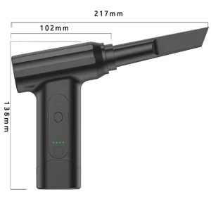 Portable Handheld Battery Powered Plastic Compressed Air Duster, Small Blower, Turbo Fan