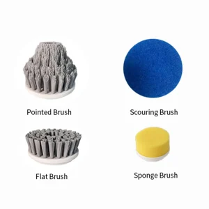 Portable Handheld Cleaning Brush Head Accessories Multiple Types Replaceable Microfiber Fabrics for Household & Toilet Use