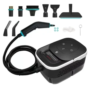 Portable Handheld Steam Cleaner 12 Accessories Set Multi Purpose High Temperature Steamer for Home Car Floor Kitchen Bathroom