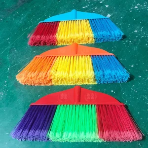 Portable Household Brooms and Dustpans with Durable Plastic Broom Heads Cleaning Accessories Featuring Mount Handles