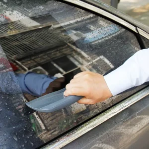 Portable Indoor Outdoor Dual Use Soft Silicone Water Wiper Squeegee Blade Glass Tool