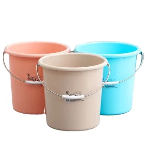 Portable Kitchen Water PP Plastic Bucket With Handle