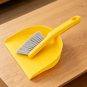Portable Lightweight Cleaning Brush Set for Mini Dustpan and Crevice Cleanup
