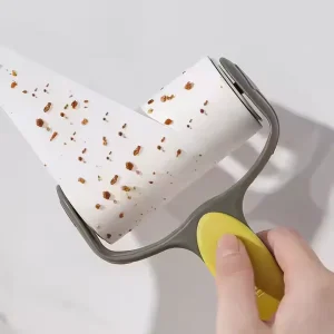 Portable Manual Plastic Washable Sticky Lint Roller for Carpet and Pet Hair Dust Remover