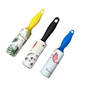 Portable Mini Extra Sticky Lint Roller Manual Household Plastic Paper Product for Pet Hair Dust Removal on Clothes Furniture