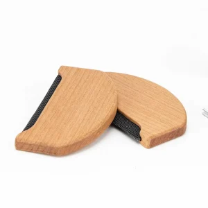 Portable Mini Rechargeable Beech Wood Fabric Shaver Plastic Blades Manual Wool Lint Remover