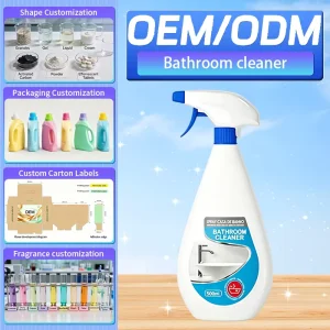 Portable Multifunction Bathroom Cleaner 500 mL Liquid Detergent with Baking Soda
