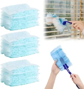 Portable Non-Woven PP Magic Cleaning Duster Fluffy Household Easy Clean 5 Refills