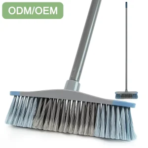 Portable PET Head Push Broom and Mop for Indoor and Outdoor Home and Office Cleaning Industrial Tools