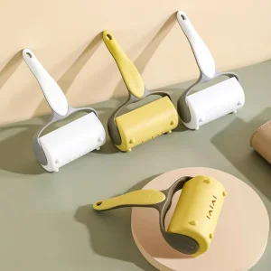 Portable Pet Hair Remover Clothes Furniture Extra Sticky Pet Hair Lint Roller Reusable Picker Cleaner Pet Hair Remover Brush