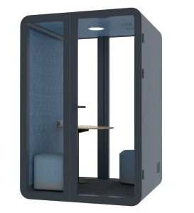 Portable Round Modern Indoor Soundproof Booth Office Pod for Meetings Workshops Private Calls Movable Design