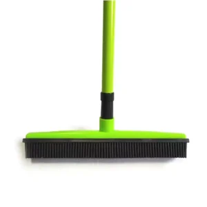 Portable Silicone Duty Pet Hair Remover Carpet Floor Telescopic Broom Squeegee Soft Cleaning Push Rubber Broom