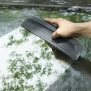 Portable Silicone Water Wiper Blade Smooth Gliding Squeegee Car Windscreen Shower Door Glass