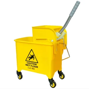 Portable Single-Bucket Water Extraction Vehicle Wringer Single-Use PP Folding Mop Bucket