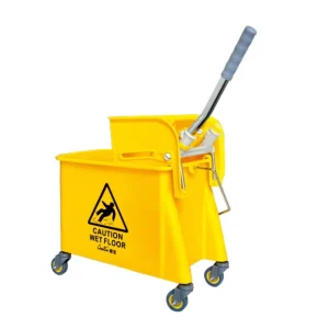 Portable Single-Bucket Water Extraction Vehicle Wringer Single-Use PP Folding Mop Bucket