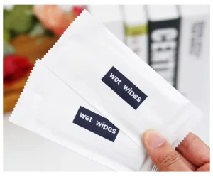Portable Single Piece Disposable Pure Water Nonwoven Biodegradable Wet Wipes for Restaurant and Hotel Cleansing Wipes