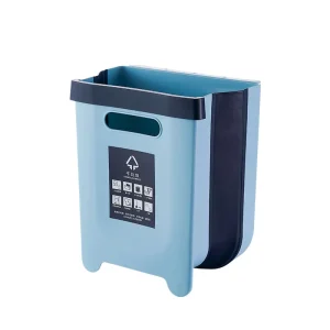 Portable Telescopic PP Plastic Waste Bin Foldable Small Kitchen Garbage Dustbin Waterproof Hanging Recycle Rubbish Bin