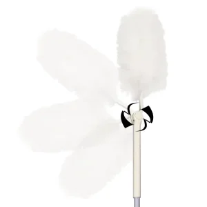 Portable Telescopic Soft Microfiber Cleaning Duster with Flexible Handle for Car and Home Use