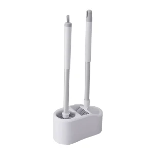 Portable Toilet Cleaning Brush Durable Combination Hangs From Multiple Angles For Comprehensive Cleaning No Dead Corners Left