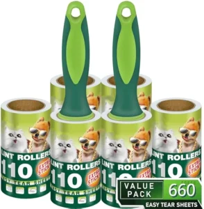 Portable Travel Size Extra Sticky Lint Rollers Manual Plastic Pet Hair Remover Couch Furniture Clothes Dog Cat Hair Removal