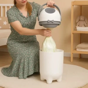 Portable Waste Bin With Lightweight Design For Easy Movement And Daily Use