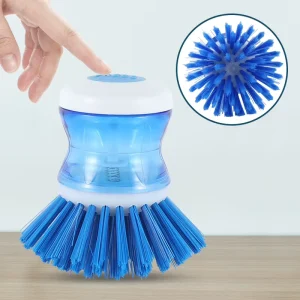 Pot Brush Household Cleaning Tools Accessories Dish Wash Brush With Soap Dispenser Cleaning Dishes Brush