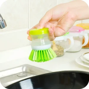 Pot Household Tools & Accessories Dish With Soap Dispenser Cleaning Products Dishes Brush