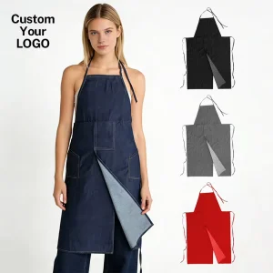 Pottery Apron Split Leg Workshop Work Uniform Adjustable Strap Dirt Resistant Professional Craft Floral Apron