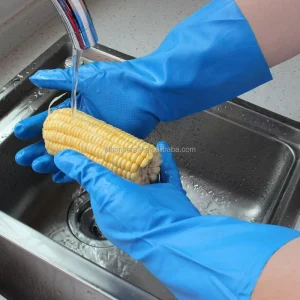 Powder Free Clean Room Long Cuff Nitrile Gloves Nitrile Gloves Without Powder and with Long Cuffs Used in Clean Rooms