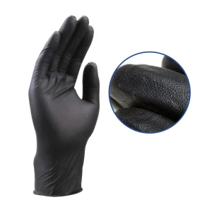 Powder Free Disposable Nitrile Gloves Dish Washing Textured Fingertips Custom Disposable Nitrile Gloves