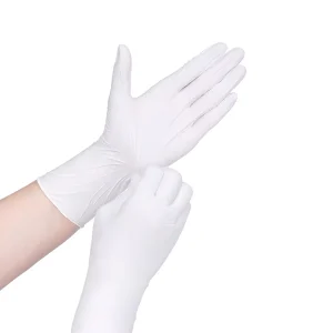 Powder Free Fingertip Textured Hospital Medical Disposable Examination Gloves Nitrile 9 Inch CE Certified